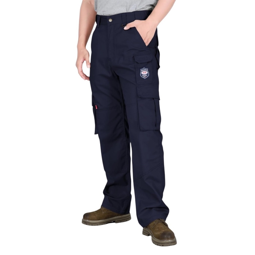 NEW BOCOMAL FR Men's Cargo Pockets Flame Resistant/Fire Retardant Elastic Waist